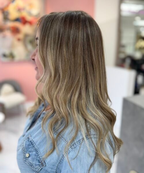 Blonde balayage at Arianna Hair Boutique Texas