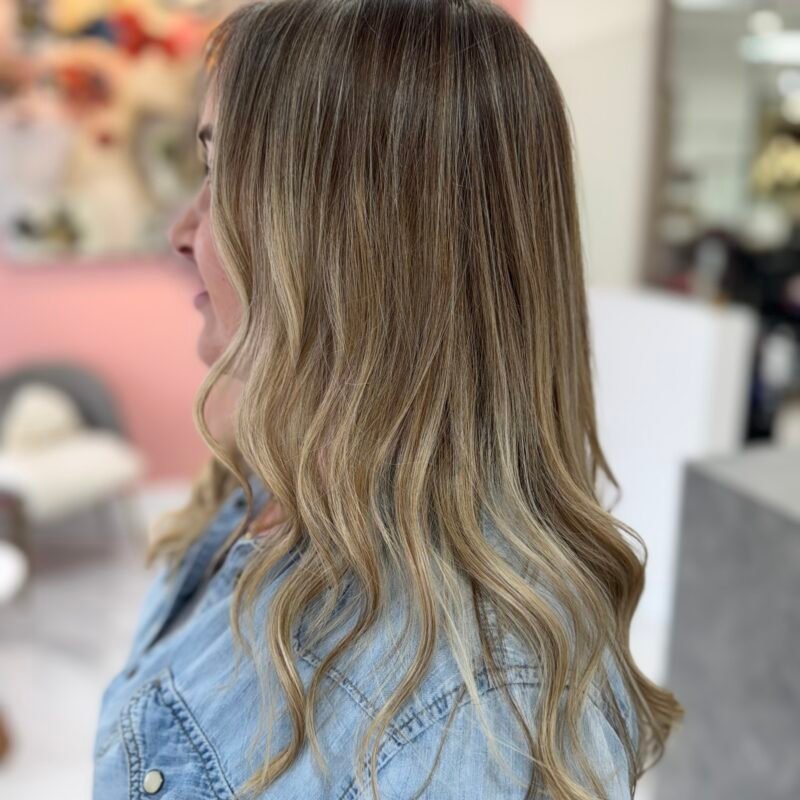 Blonde balayage at Arianna Hair Boutique Texas