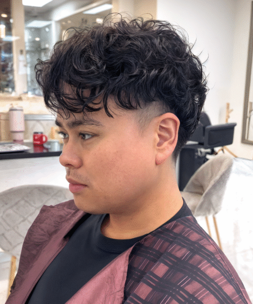 Perm for men's hair - Houston hair salon