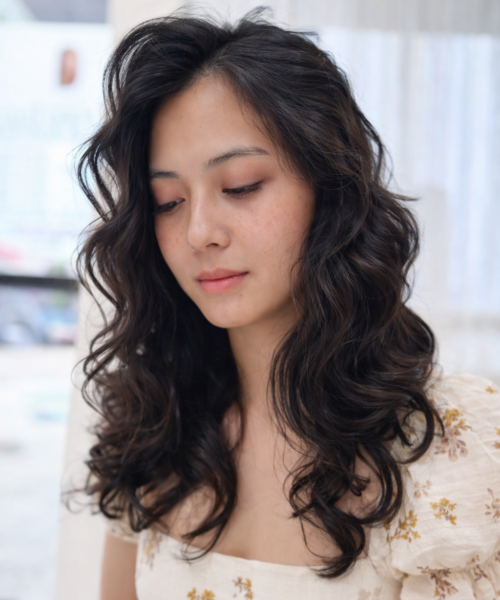 Setting Perm - Korean Perm, Best hair salon in Katy Texas