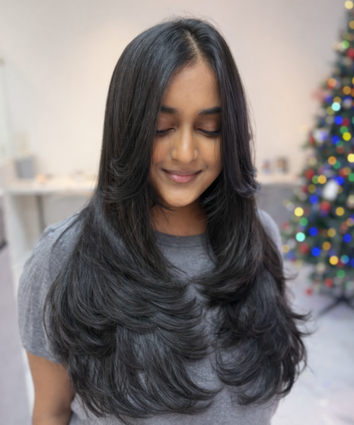 Layered Cut - Arianna Hair Boutique, Hair Salon in Katy Texas